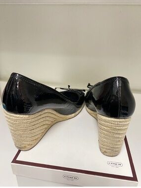 Coach heeled espadrilles, size 8